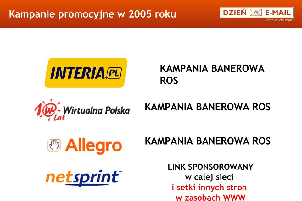 KAMPANIA BANEROWA ROS LINK SPONSOROWANY w
