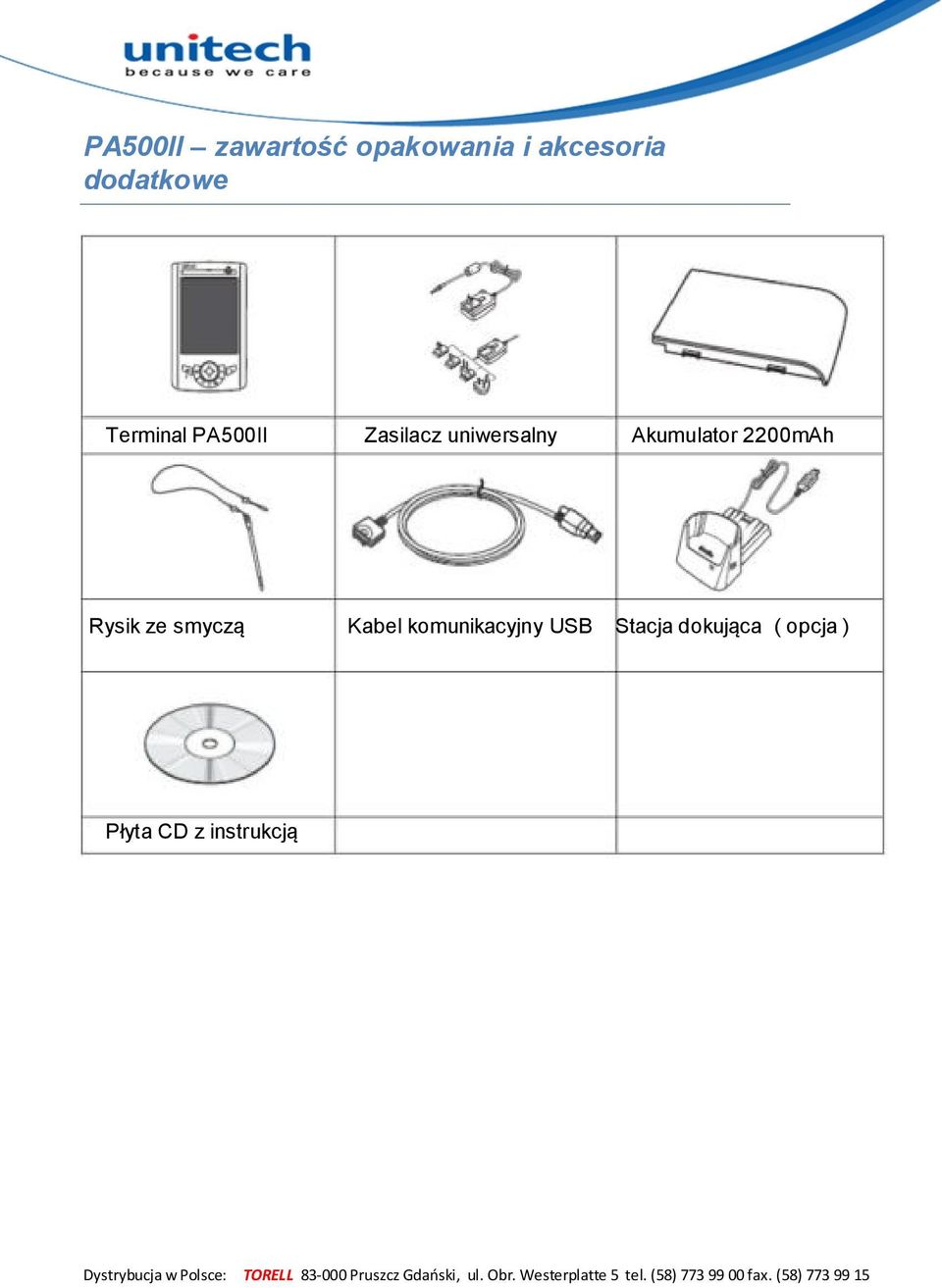 Akumulator 2200mAh Rysik ze smyczą Kabel