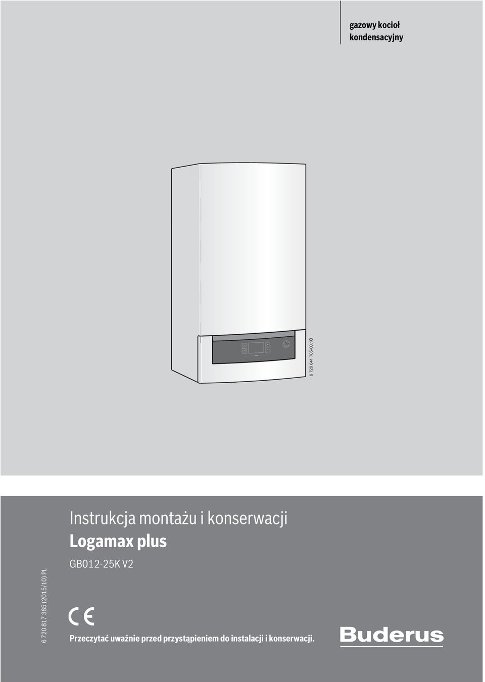 konserwacji Logamax plus GB01-5K V Przeczytać
