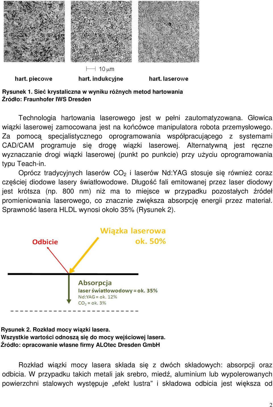 Za pomocą specjalistycznego oprogramowania współpracującego z systemami CAD/CAM programuje się drogę wiązki laserowej.