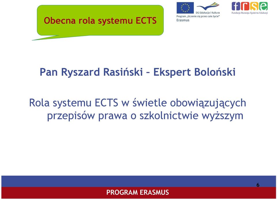 systemu ECTS w świetle