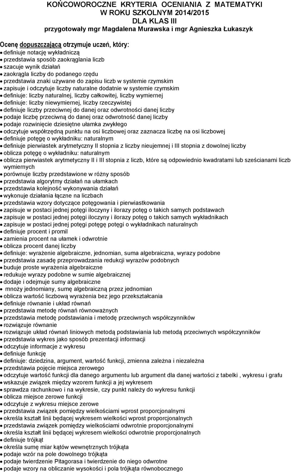 liczby naturalne dodatnie w systemie rzymskim definiuje: liczby naturalnej, liczby całkowitej, liczby wymiernej definiuje: liczby niewymiernej, liczby rzeczywistej definiuje liczby przeciwnej do