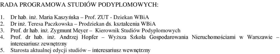 Prof. dr hab. inż.