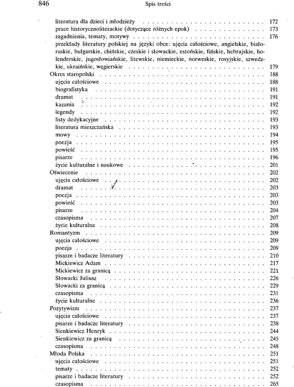ukraińskie, węgierskie 179 Okres staropolski 188 ujęcia całościowe 188 biografistyka 191 dramat 191 kazania 192 legendy 192 listy dedykacyjne 193 literatura mieszczańska 193 mowy 194 poezja 195
