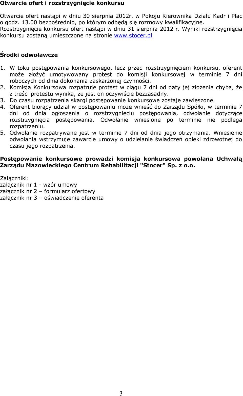 stocer.pl Środki odwoławcze 1.