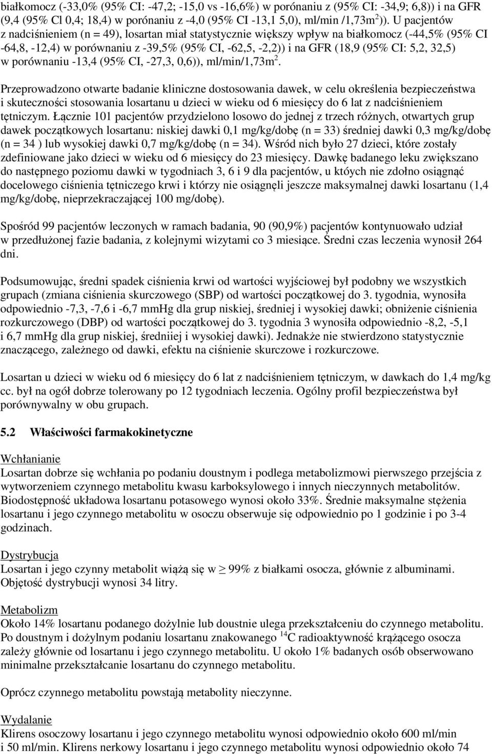 32,5) w porównaniu -13,4 (95% CI, -27,3, 0,6)), ml/min/1,73m 2.