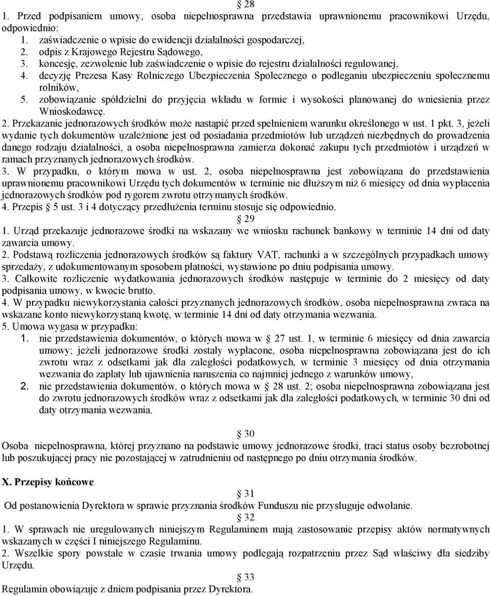decyzję Prezesa Kasy Rolniczego Ubezpieczenia Społecznego o podleganiu ubezpieczeniu społecznemu rolników, 5.