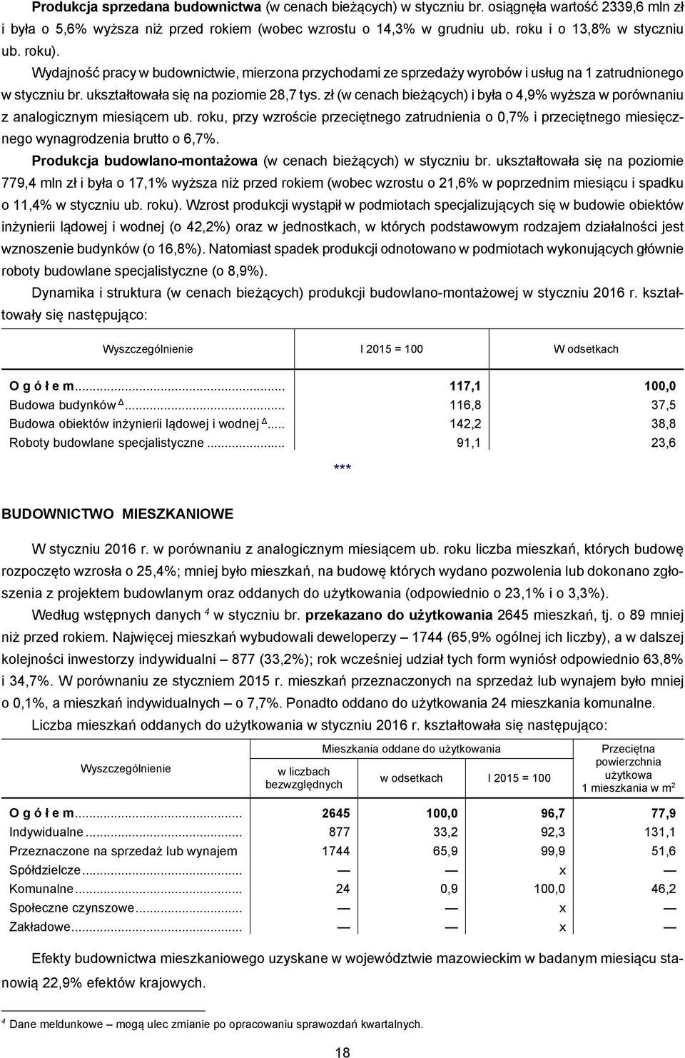 zł (w cenach bieżących) i była o 4,9% wyższa w porównaniu z analogicznym miesiącem ub. roku, przy wzroście przeciętnego zatrudnienia o 0,7% i przeciętnego miesięcznego wynagrodzenia brutto o 6,7%.