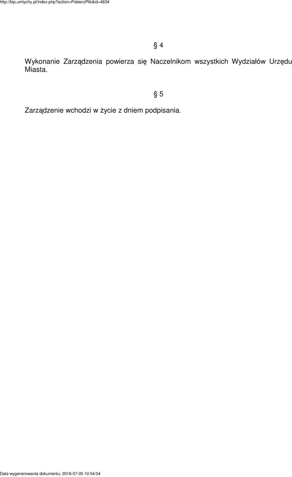 Wydziałów Urzdu Miasta.