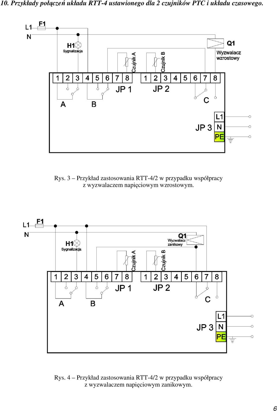 3 Przykład zastosowania RTT-4/2 w przypadku współpracy z wyzwalaczem