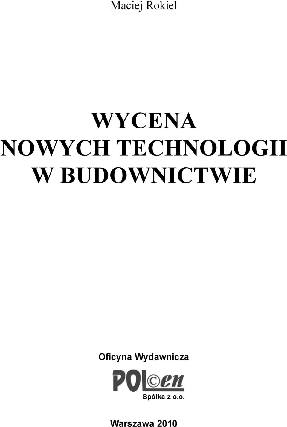 BUDOWNICTWIE Oficyna