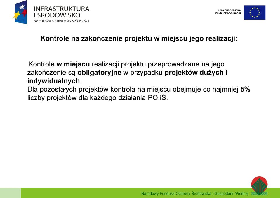 przypadku projektów dużych i indywidualnych.