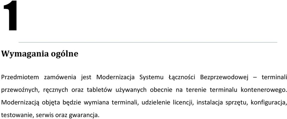 terenie terminalu kontenerowego.