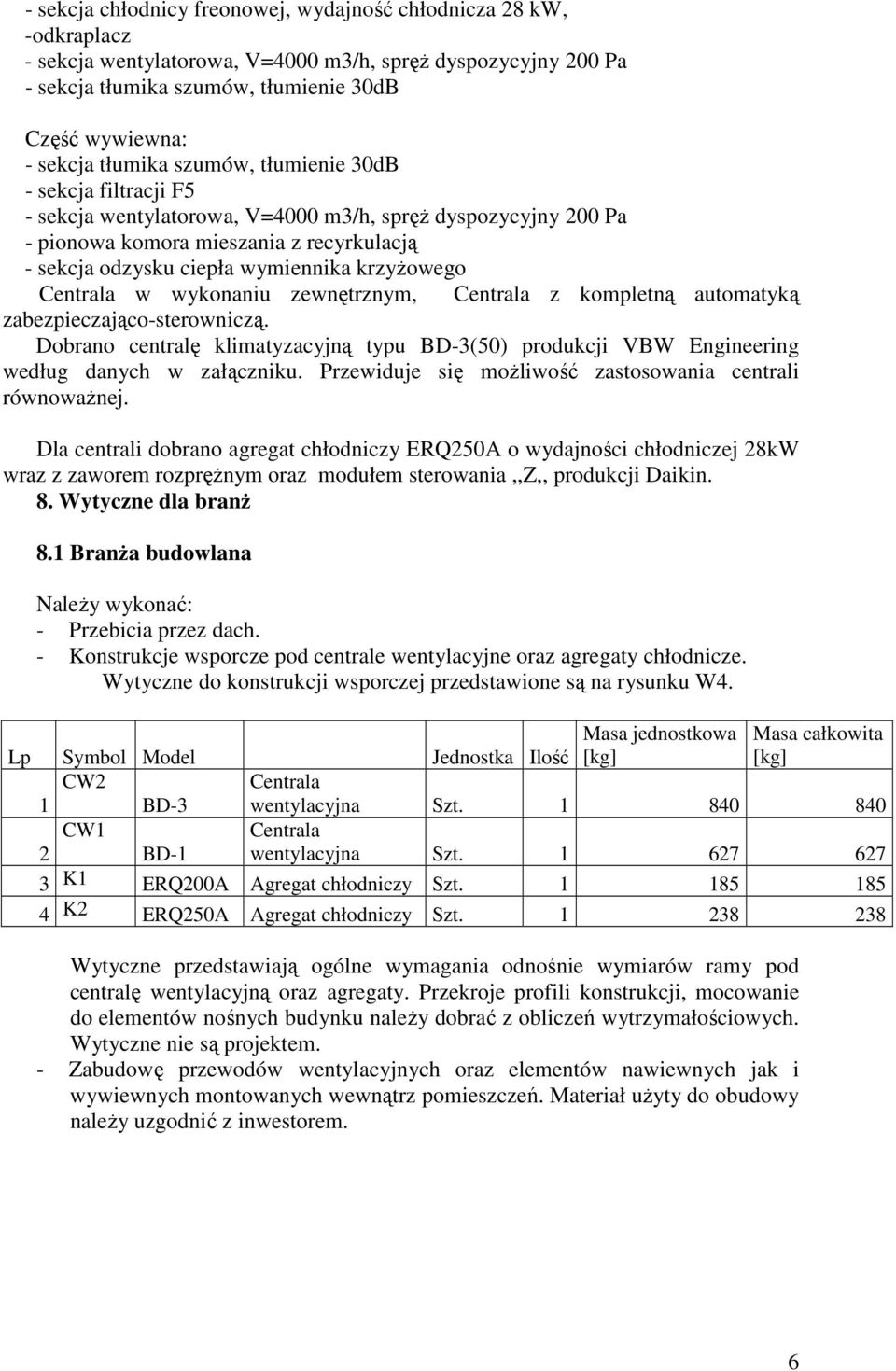 krzyŝowego Centrala w wykonaniu zewnętrznym, Centrala z kompletną automatyką zabezpieczająco-sterowniczą.