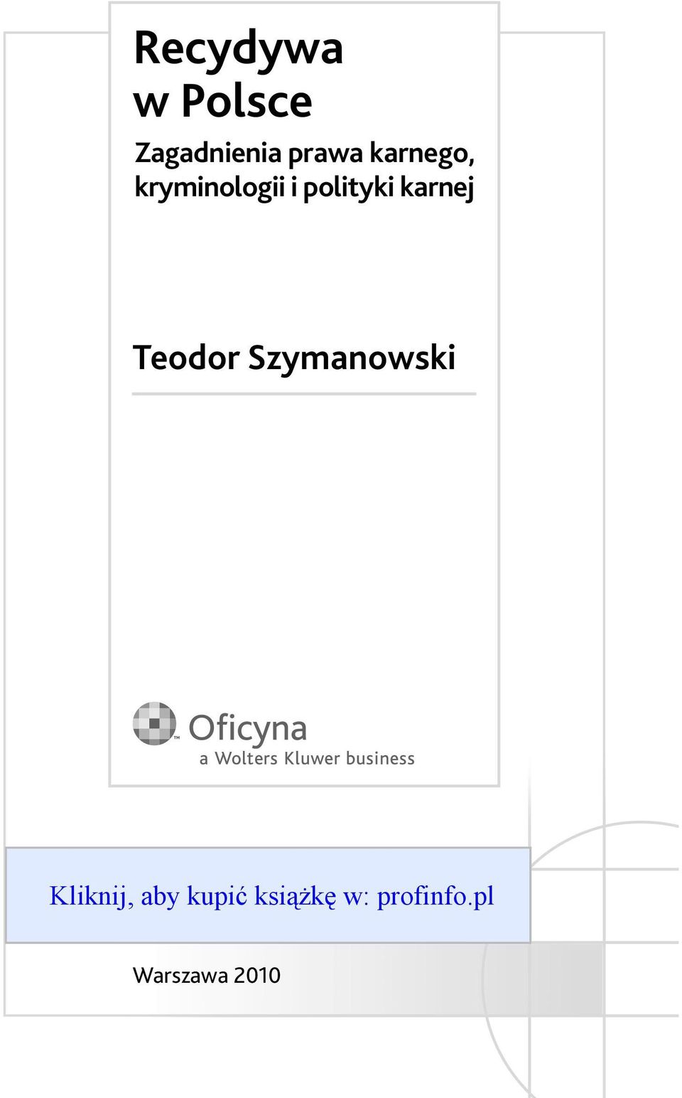 kryminologii i polityki