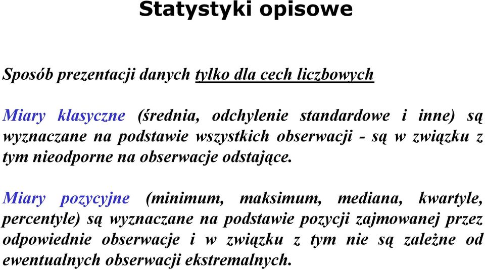 obserwacje odstające.