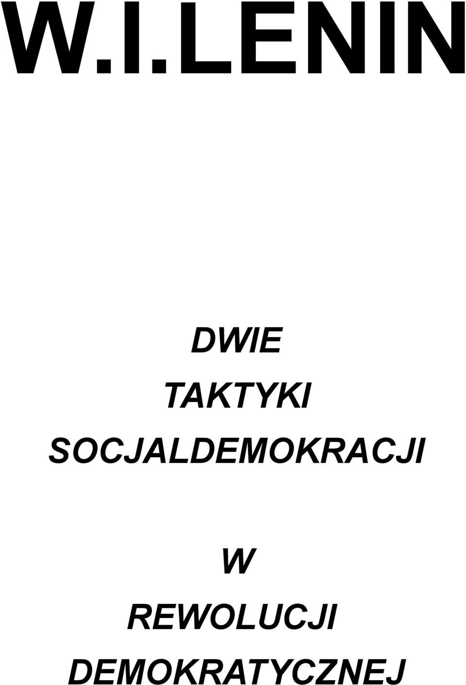 SOCJALDEMOKRACJI