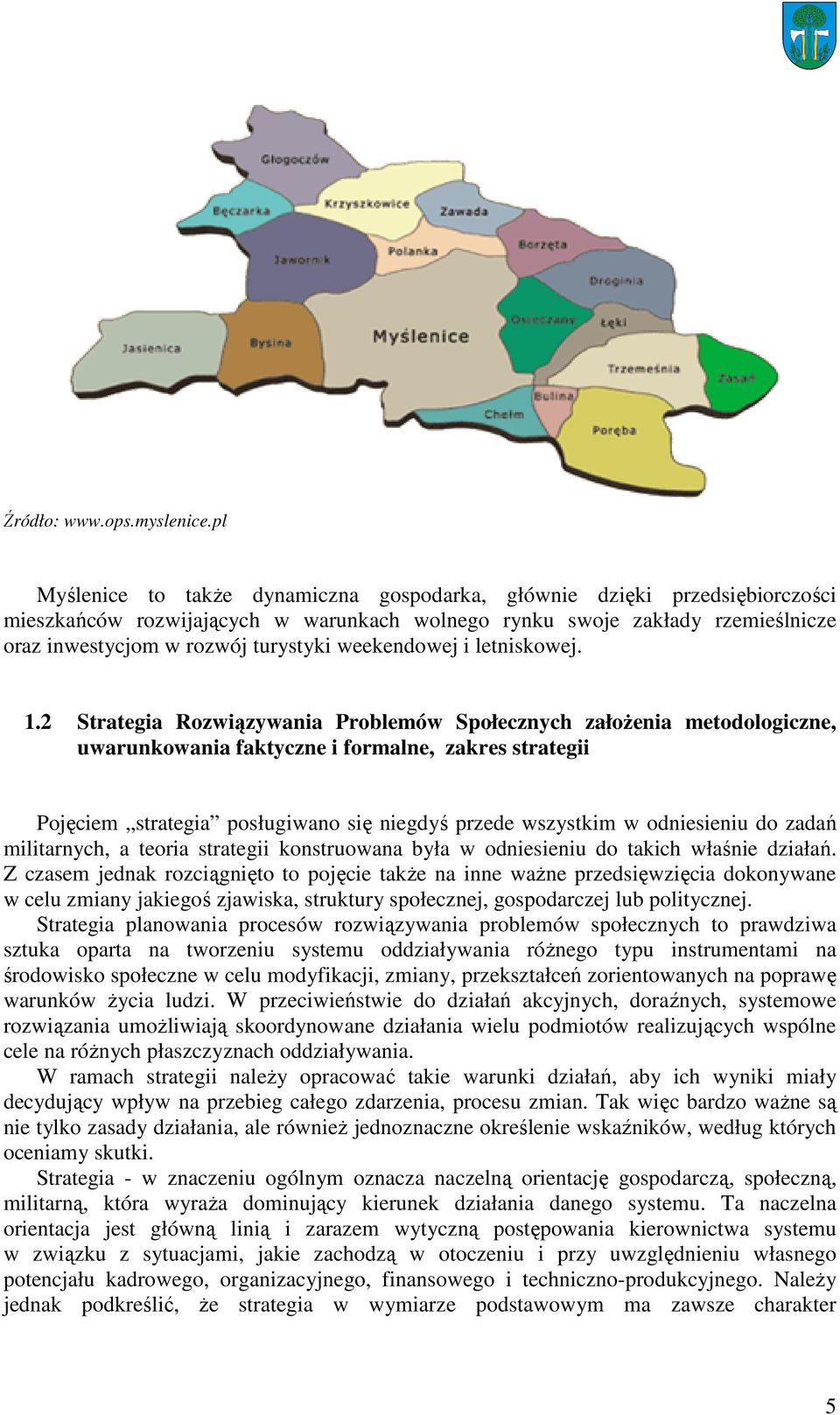 weekendowej i letniskowej. 1.