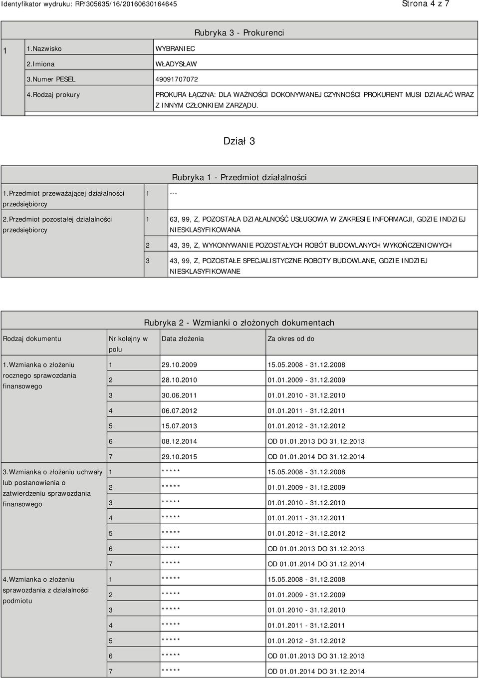 Przedmiot przeważającej działalności przedsiębiorcy 2.