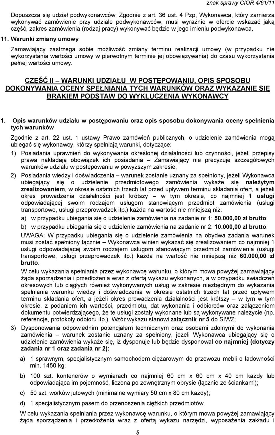 podwykonawca. 11.