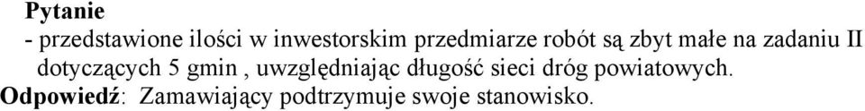 gmin, uwzględniając długość sieci dróg powiatowych.