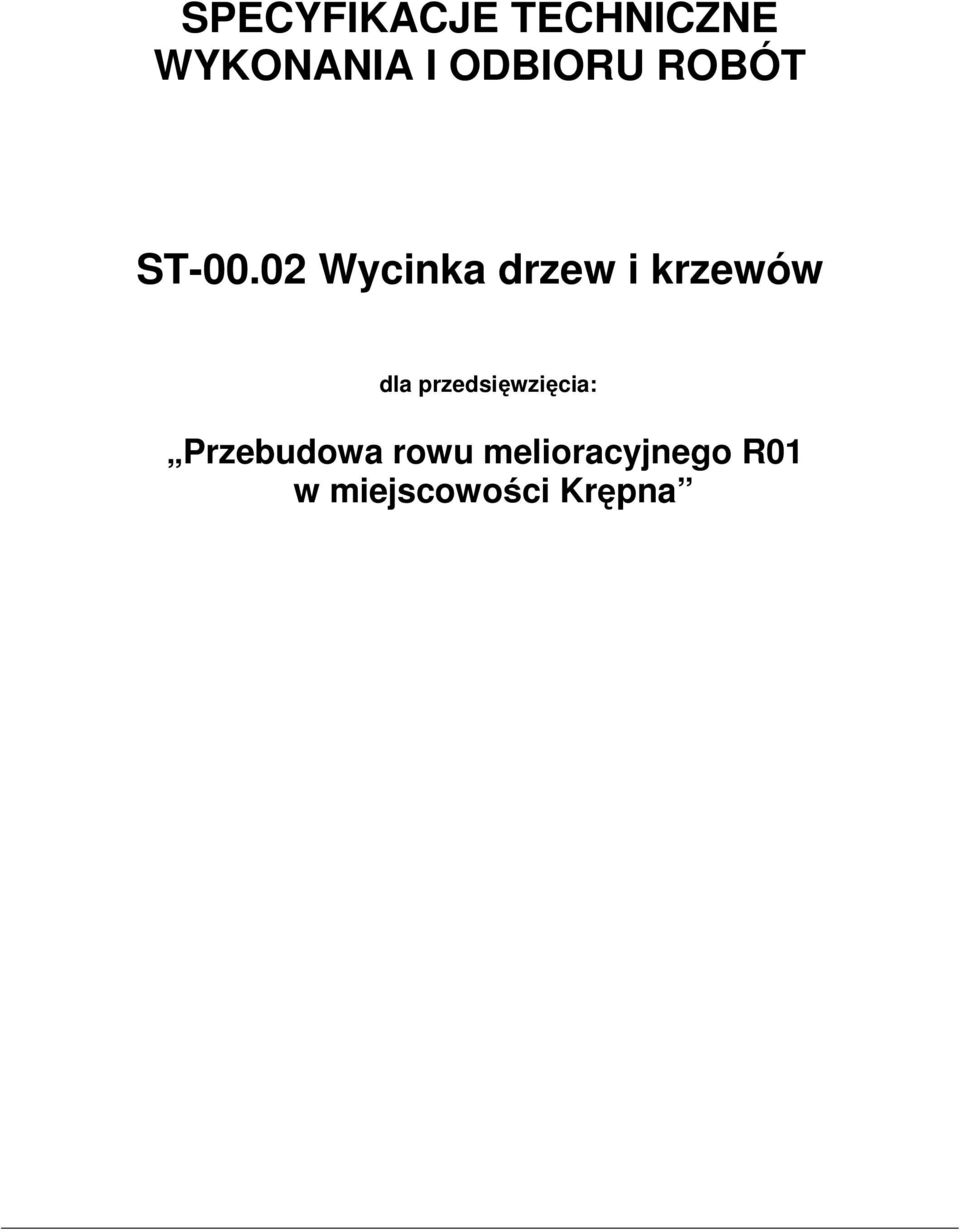 02 Wycinka drzew i krzewów dla