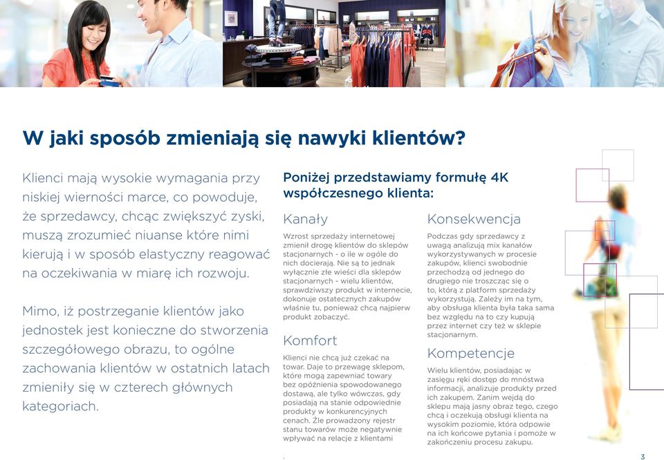 oczekiwania w miarę ich rozwoju.