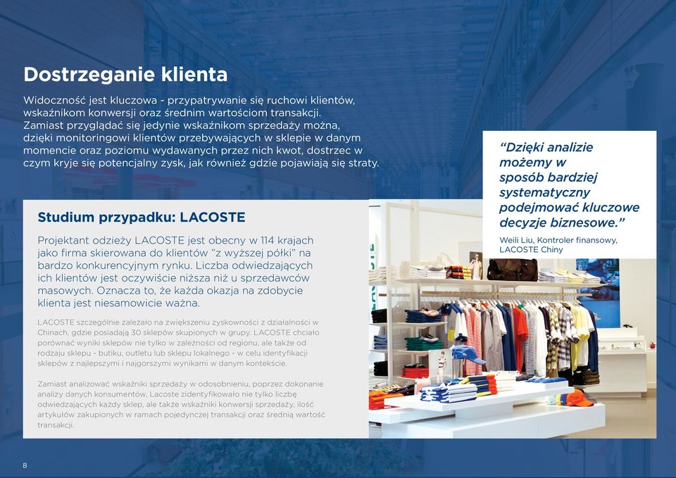 potencjalny zysk, jak również gdzie pojawiają się straty.