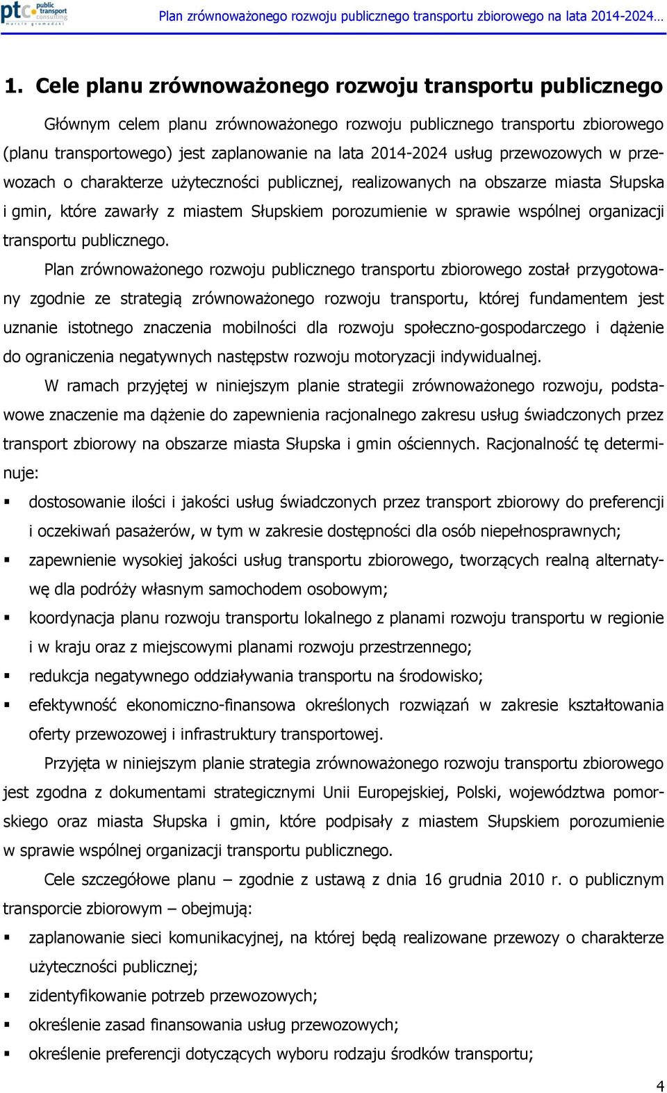 transportu publicznego.