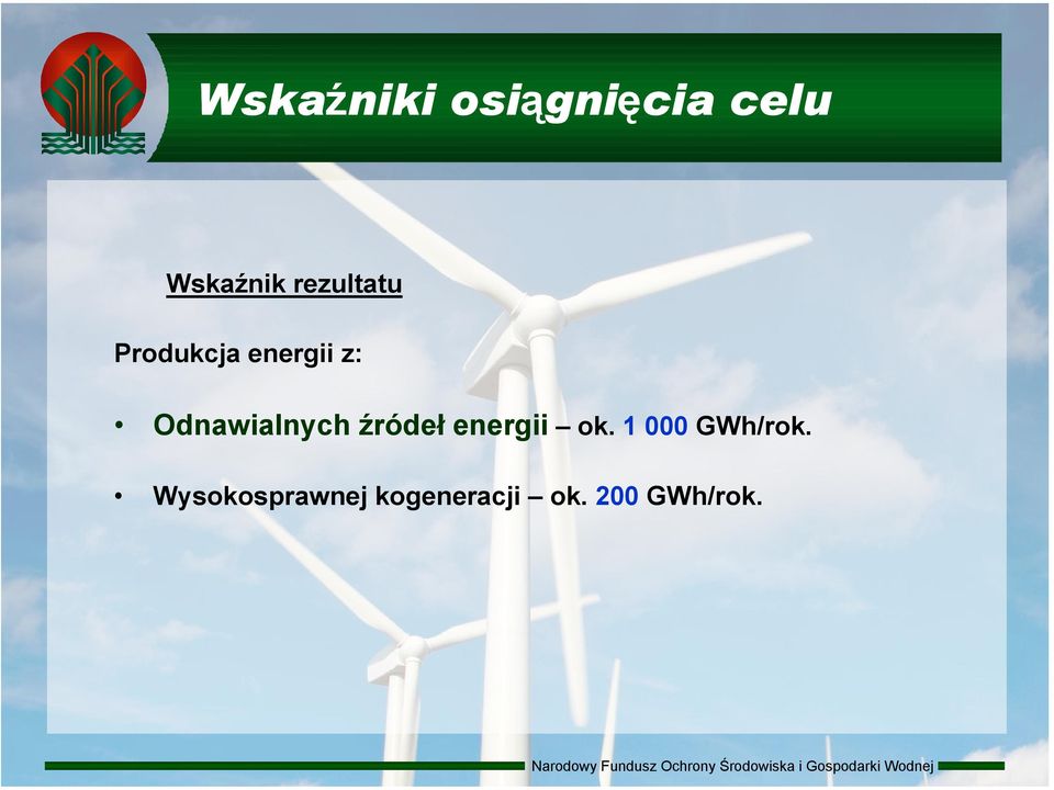 Odnawialnych źródeł energii ok.