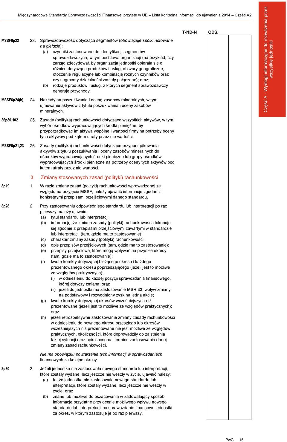 zdecydował, by organizacja jednostki opierała się o różnice dotyczące produktów i usług, obszary geograficzne, otoczenie regulacyjne lub kombinację różnych czynników oraz czy segmenty działalności