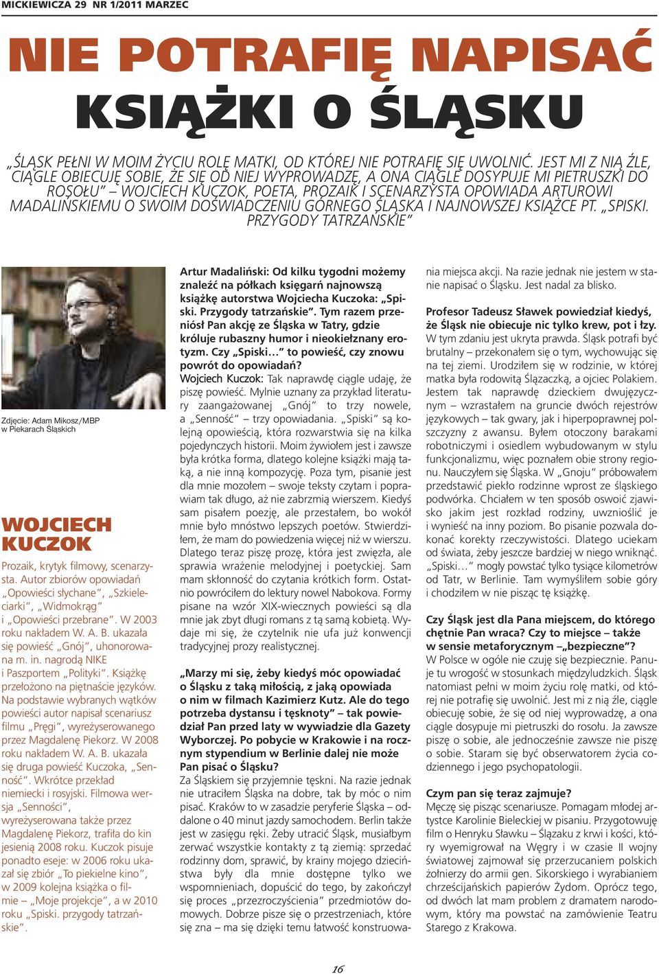 MAdALińsKieMuoswoiMdoświAdCZeniuGórneGośLąsKAinAJnowsZeJKsiążCePT. spiski.
