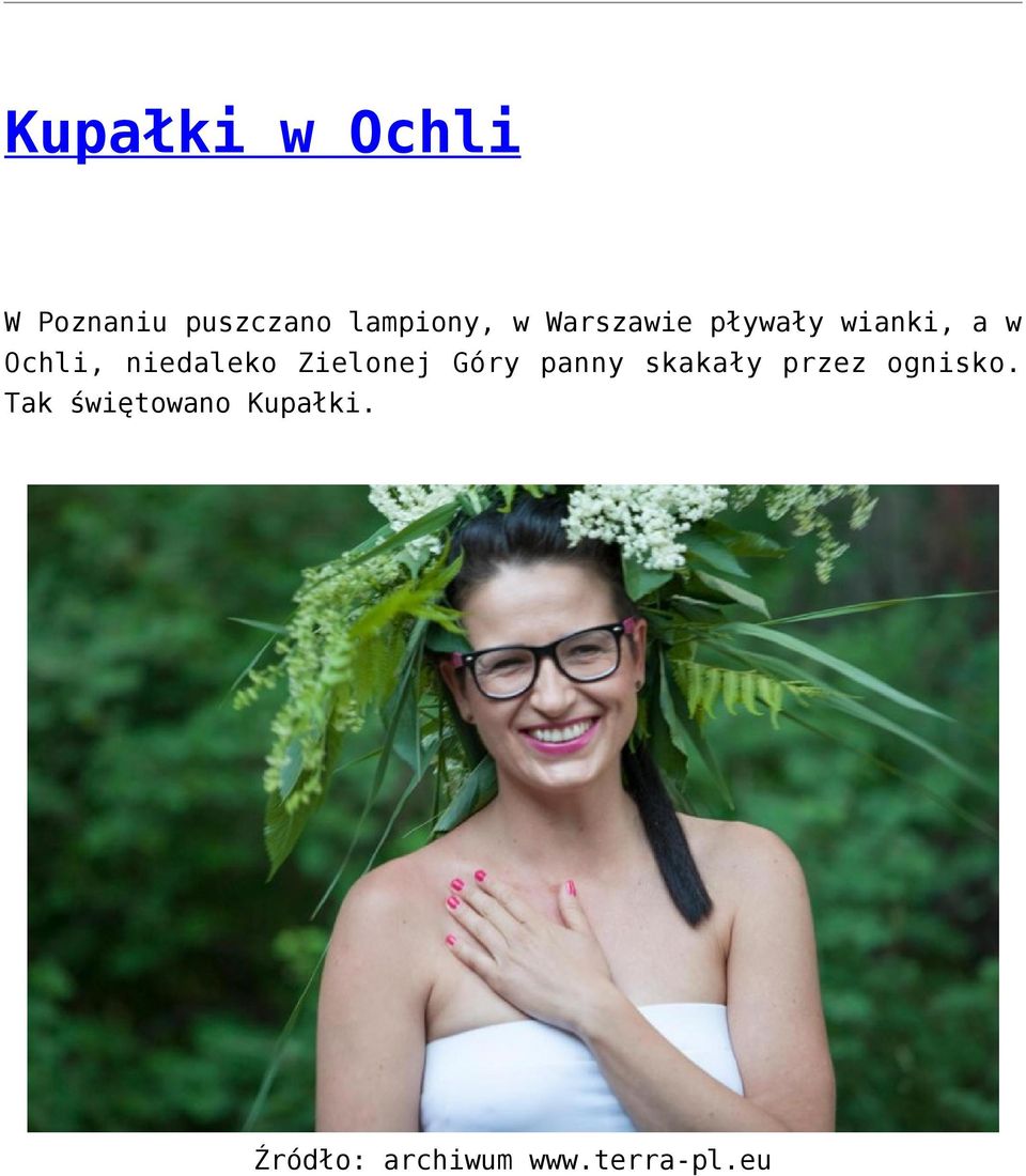 Zielonej Góry panny skakały przez ognisko.