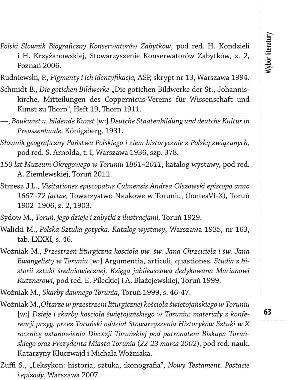 , Johanniskirche, Mitteilungen des Coppernicus-Vereins für Wissenschaft und Kunst zu Thorn, Heft 19, Thorn 1911., Baukunst u.