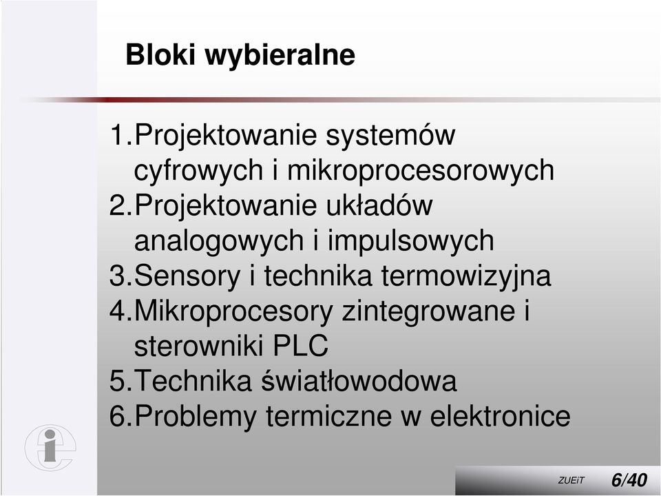 Projektowanie układów analogowych i impulsowych 3.