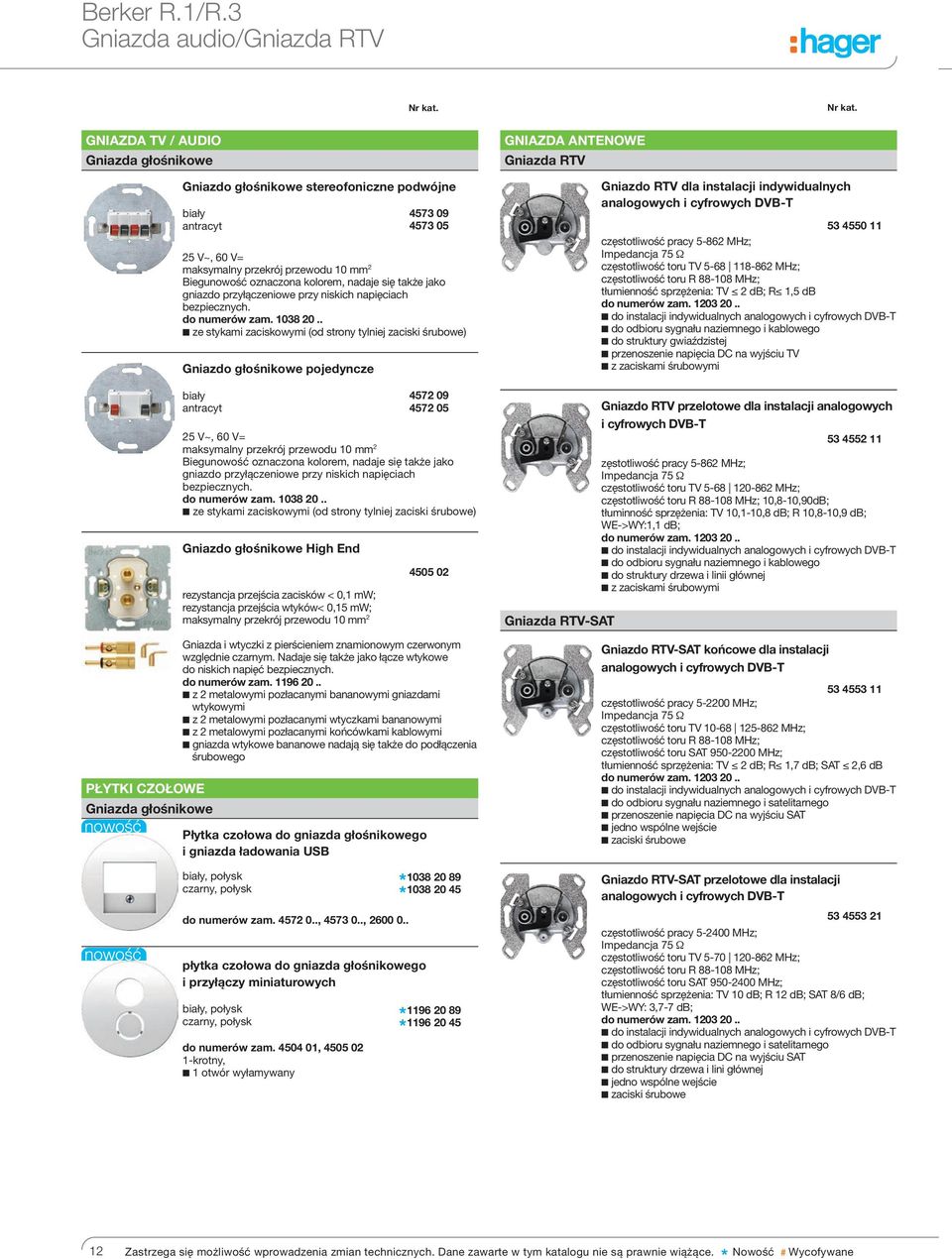 gniazda ładowania USB czarny, połysk do numerów zam. 4572 0.., 4573 0.., 2600 0.. płytka czołowa do gniazda głośnikowego i przyłączy miniaturowych czarny, połysk do numerów zam.