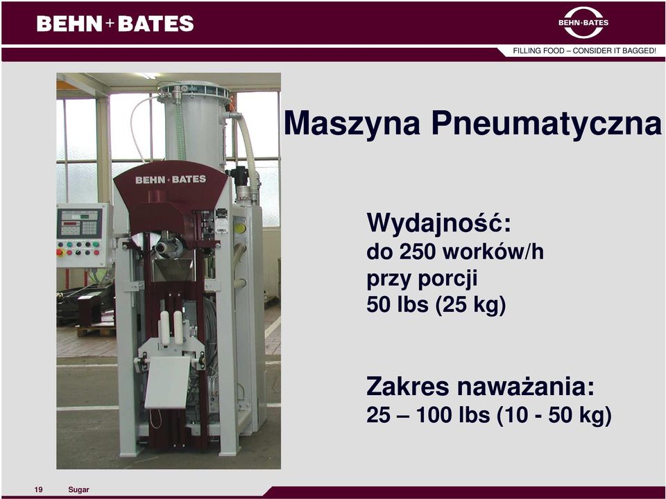 przy porcji 50 lbs (25 kg)