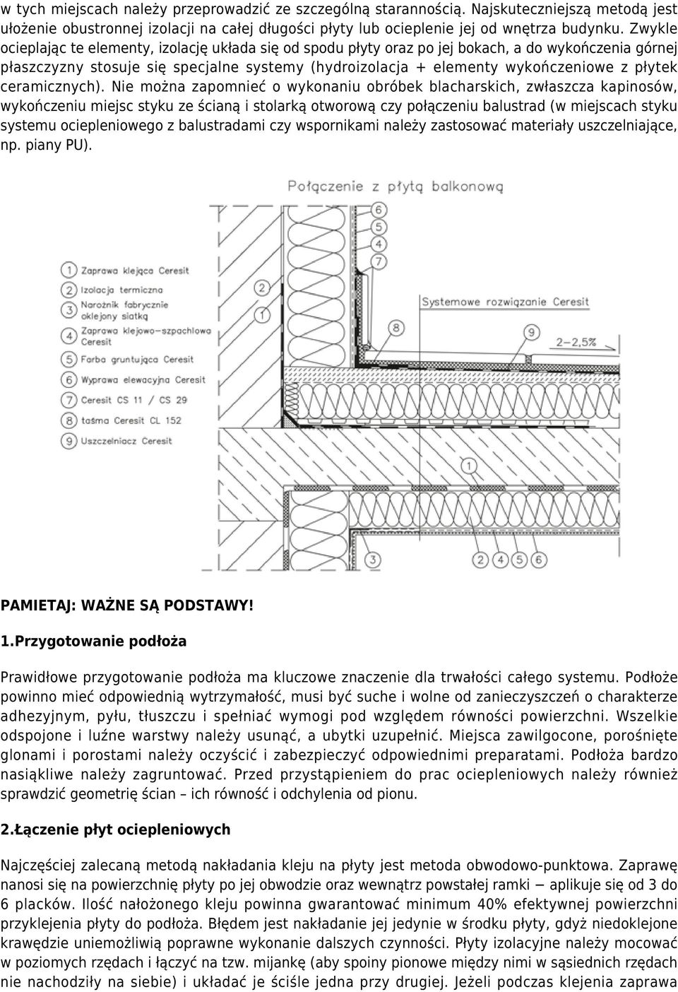 płytek ceramicznych).