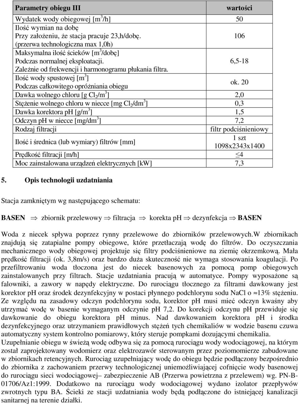 Ilość wody spustowej [m 3 ] Podczas całkowitego opróżniania obiegu ok.
