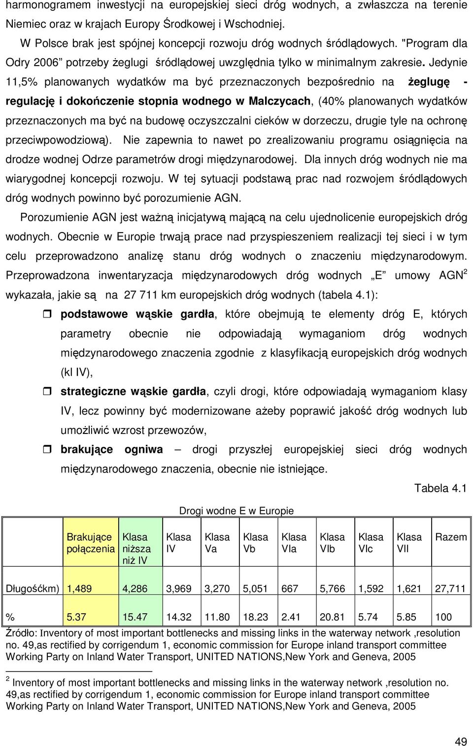 Jedynie 11,5% planowanych wydatków ma być przeznaczonych bezpośrednio na żeglugę - regulację i dokończenie stopnia wodnego w Malczycach, (40% planowanych wydatków przeznaczonych ma być na budowę