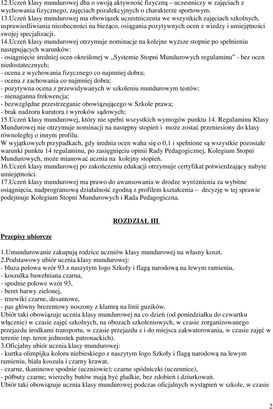 specjalizacji. 14.