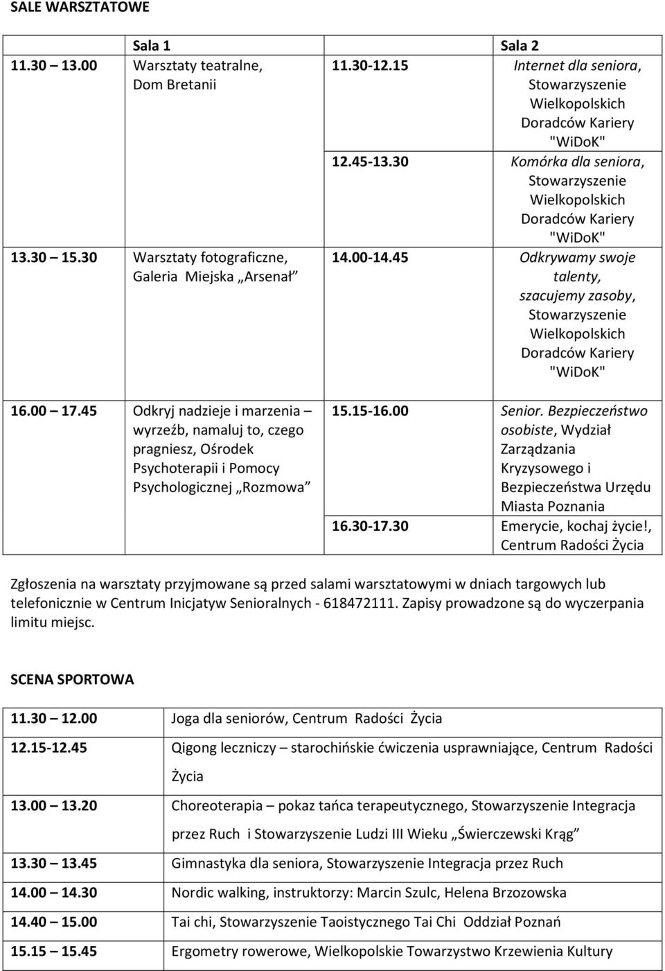 45 Odkryj nadzieje i marzenia wyrzeźb, namaluj to, czego pragniesz, Ośrodek Psychoterapii i Pomocy Psychologicznej Rozmowa 15.15-16.00 Senior.