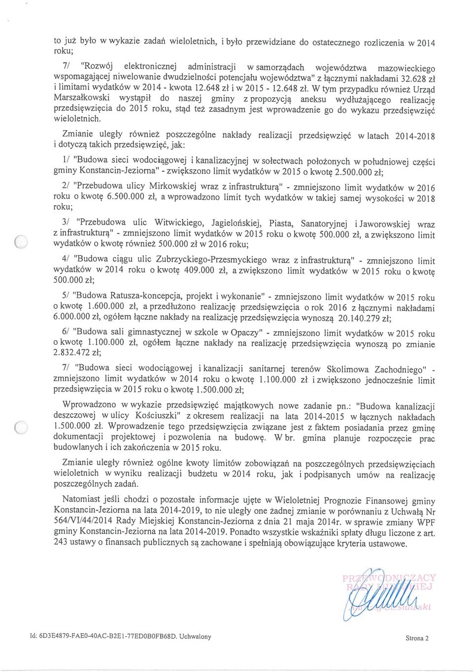 latach 204-208 gmny Knstancn-Jerna - ęksn lmt ydatkó 205 ktę 2.500.000 ł; / Buda sec dcągej kanalacyjnej słectach płżnych płudnej cęśc dtycą takch predsęęć, jak: 2.48 ł.
