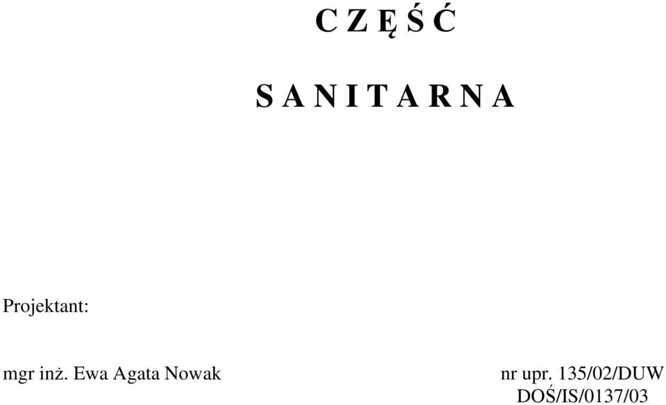 Ewa Agata Nowak nr upr.