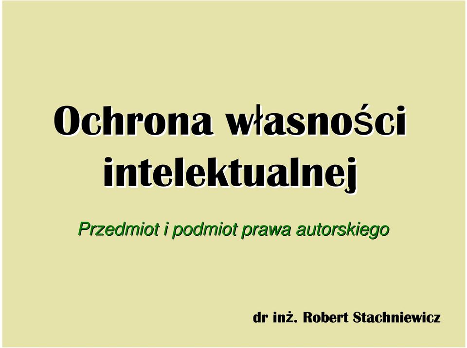 i podmiot prawa