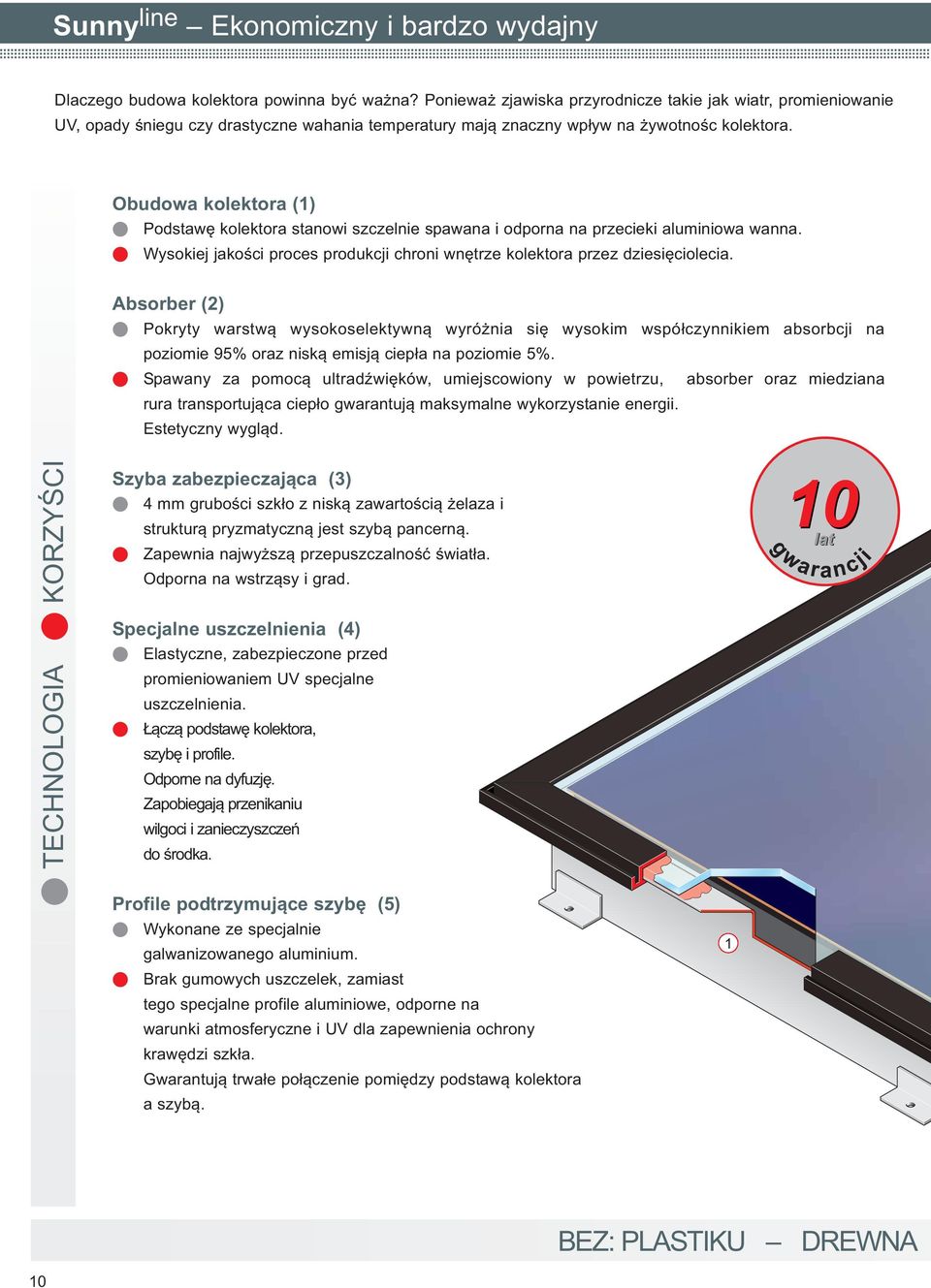Obudowa koektora (1) Podstawę koektora stanowi szczenie spawana i odporna na przecieki auminiowa wanna. Wysokiej jakości proces produkcji chroni wnętrze koektora przez dziesięcioecia.