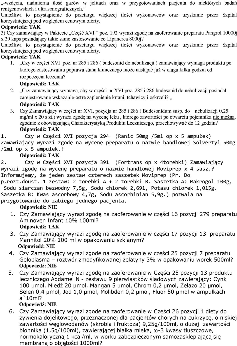 192 wyrazi zgodę na zaoferowanie preparatu Pangrol 10000j x 20 kaps posiadający takie samo zastosowanie co Lipancrea 8000j?