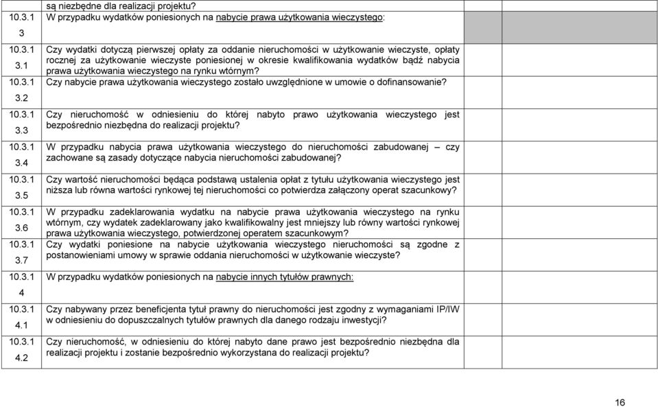 wieczyste poniesionej w okresie kwalifikowania wydatków bądź nabycia prawa użytkowania wieczystego na rynku wtórnym?