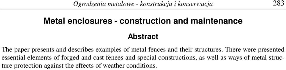 structures.