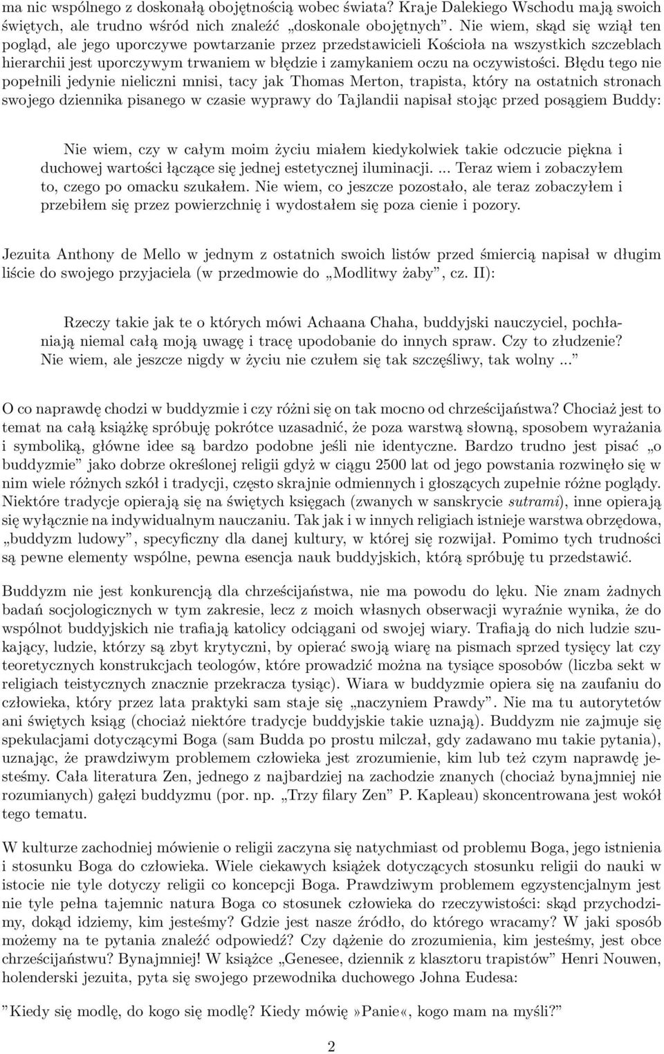 oczywistości.